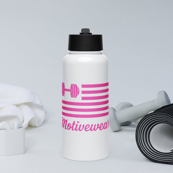 MOTIVEWEAR™ Flag Edition Water Bottle – 32oz Stainless Steel