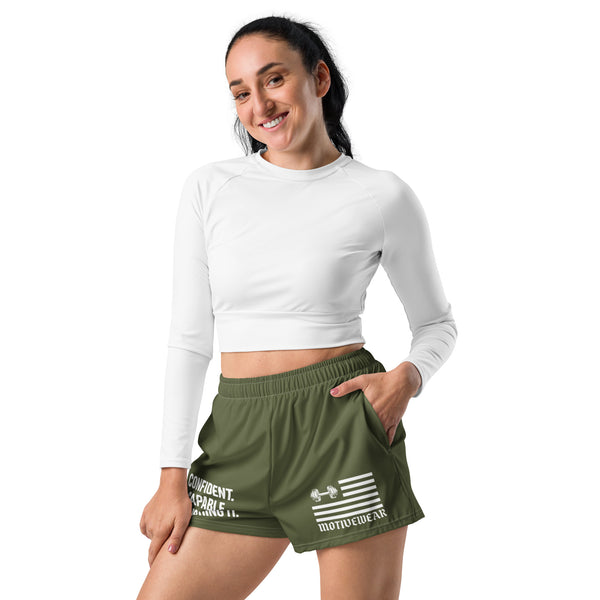 MOTIVEWEAR™ Women’s "Confident" Training Shorts