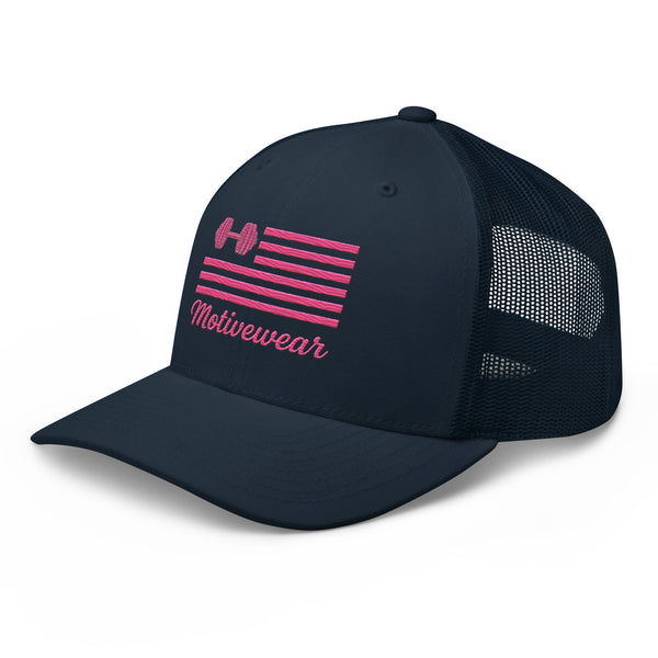 MOTIVEWEAR™ Women’s Permacurv® Flag Logo Hat
