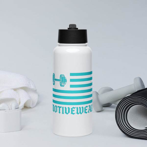 MOTIVEWEAR™ Flag Edition Water Bottle – 32oz Stainless Steel