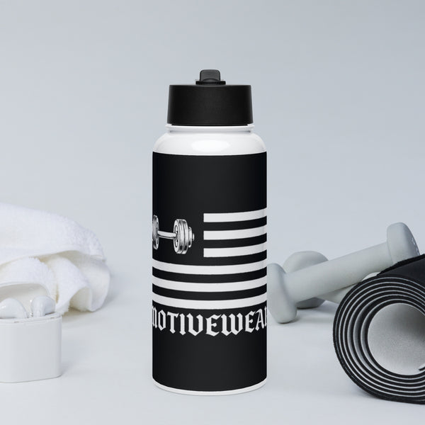 MOTIVEWEAR™ Flag Edition Water Bottle – 32oz Stainless Steel
