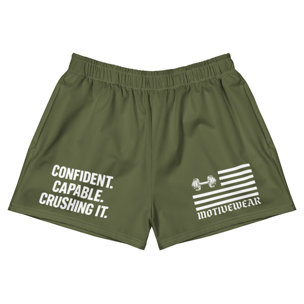 MOTIVEWEAR™ Women’s "Confident" Training Shorts