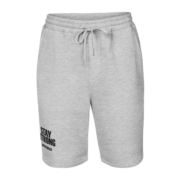 MOTIVEWEAR™ "Stay Strong" Fleece Shorts