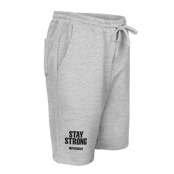MOTIVEWEAR™ "Stay Strong" Fleece Shorts